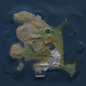 Thumbnail Rust Map: Procedural Map, Size: 2000, Seed: 140056971, 6 Monuments