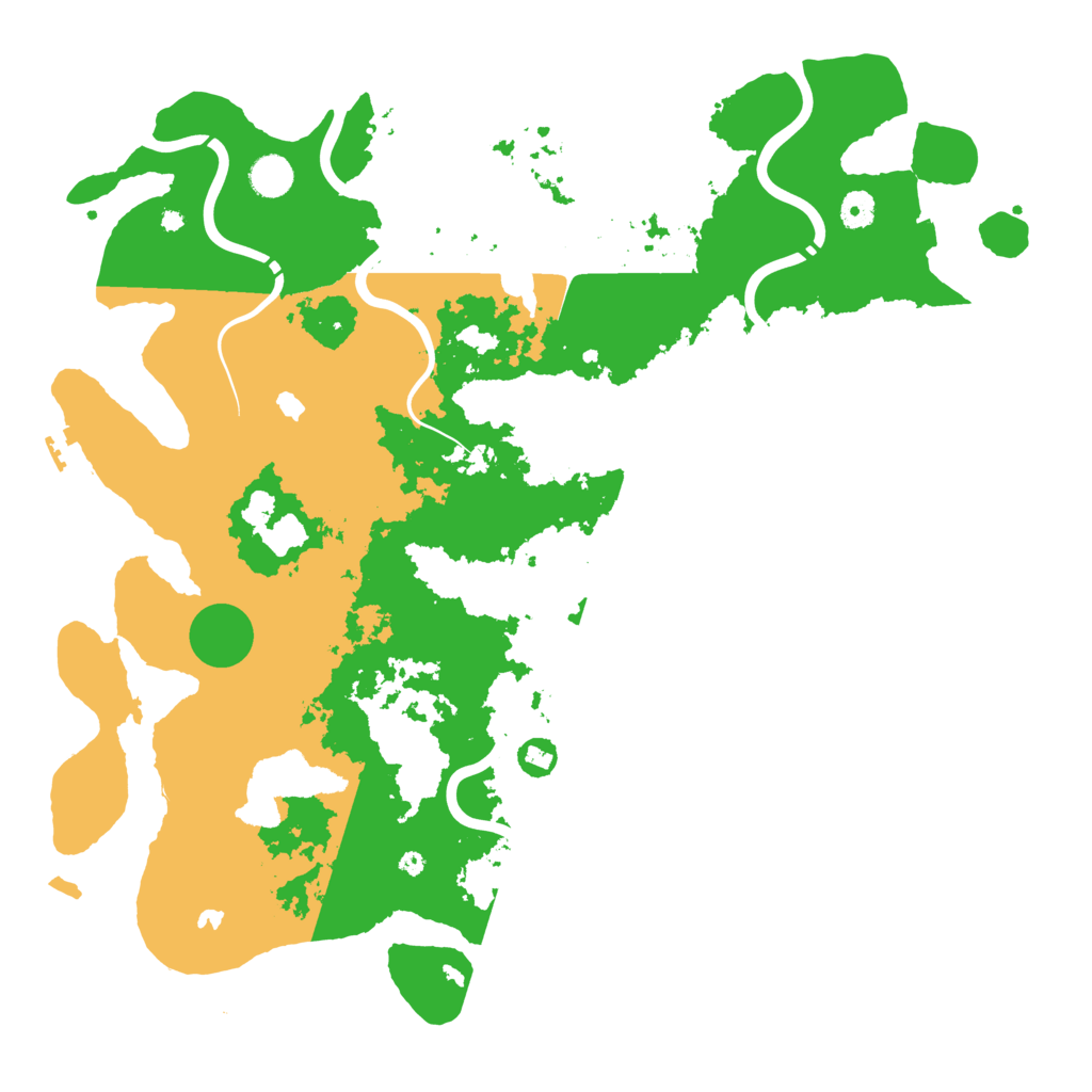 Biome Rust Map: Procedural Map, Size: 4500, Seed: 1527228899