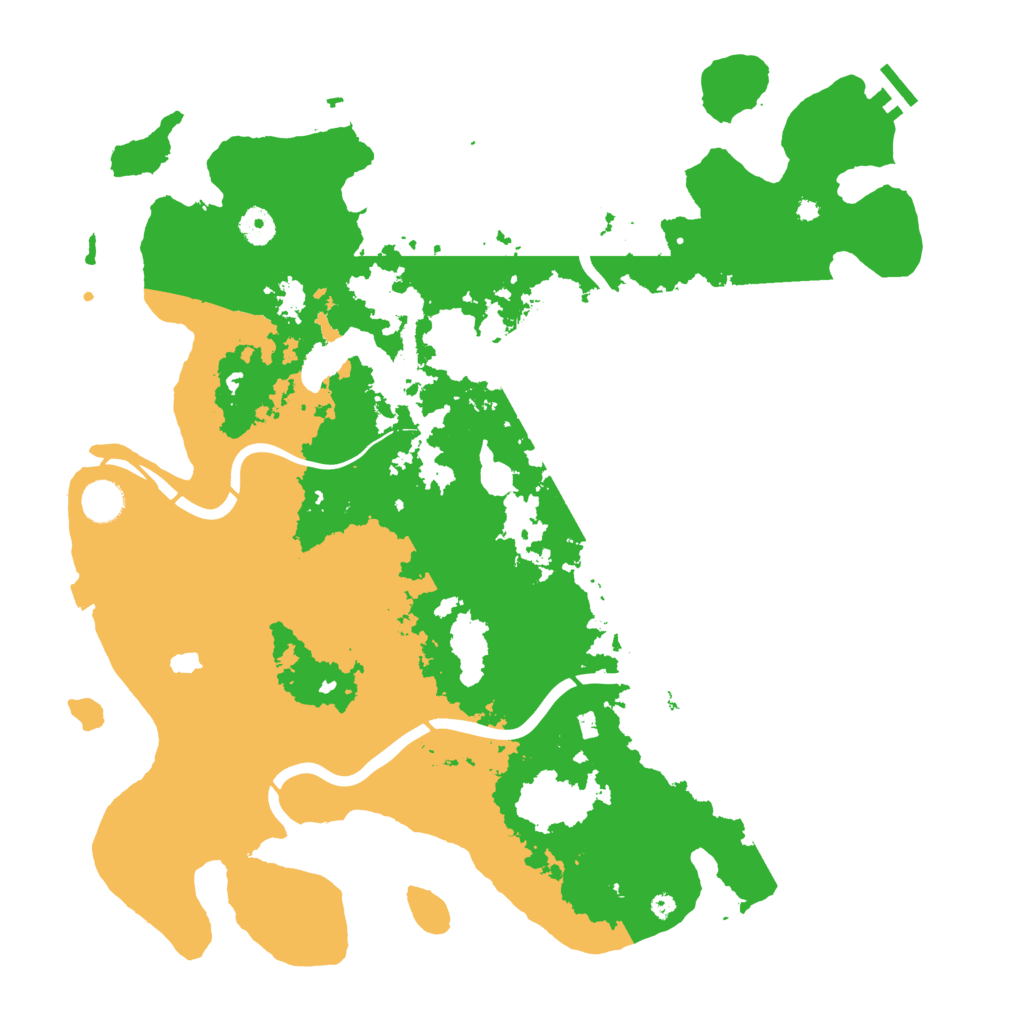 Biome Rust Map: Procedural Map, Size: 4250, Seed: 113380950