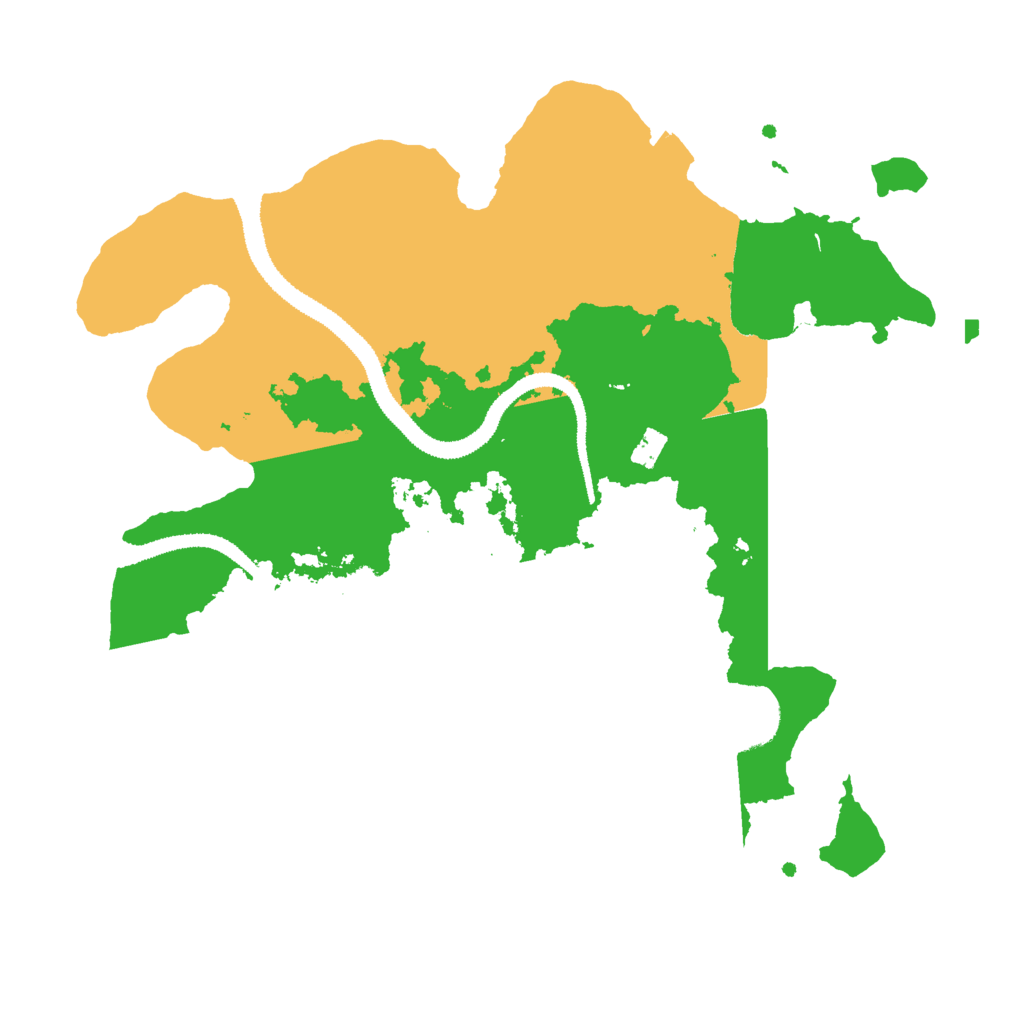 Biome Rust Map: Procedural Map, Size: 2900, Seed: 638795368