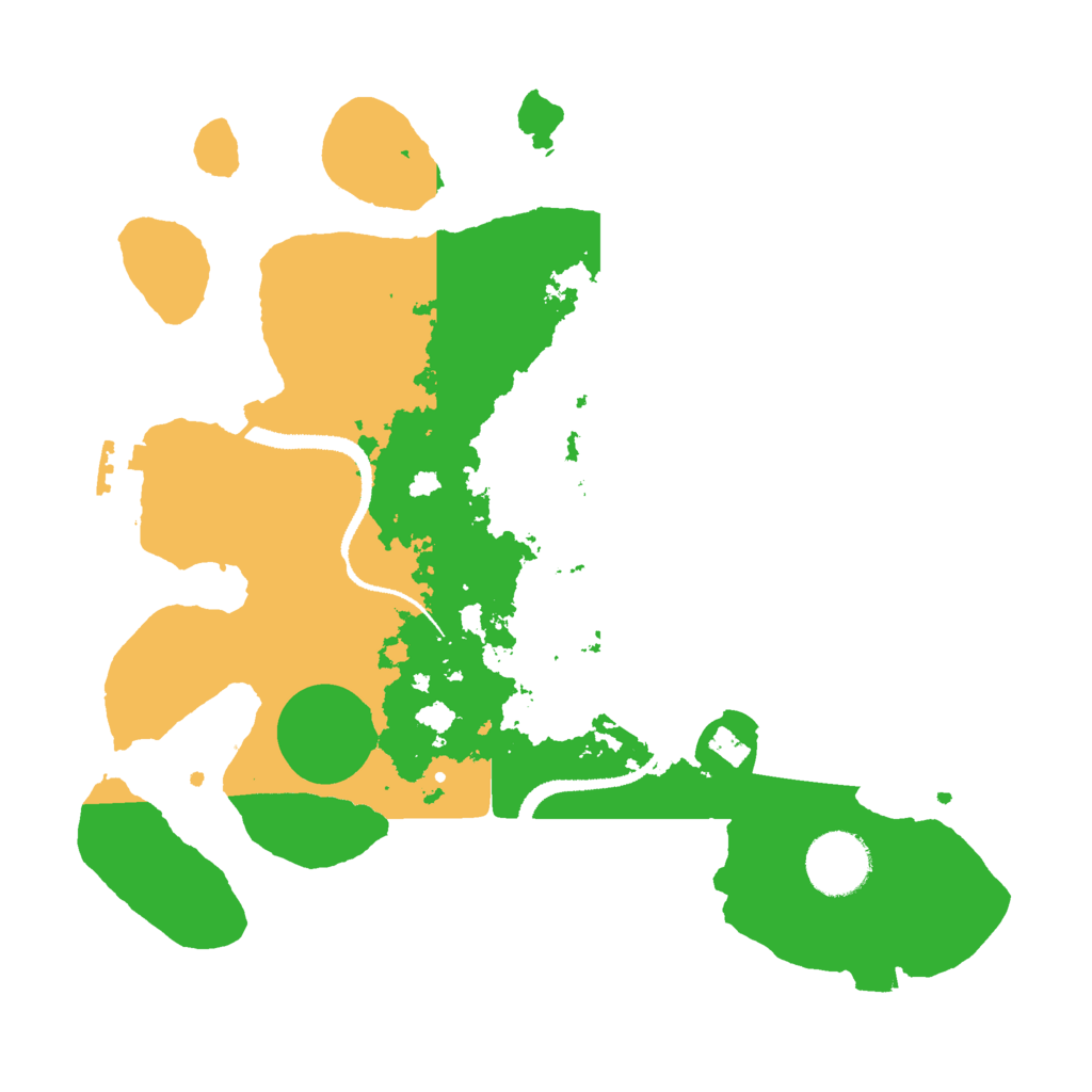 Biome Rust Map: Procedural Map, Size: 3000, Seed: 56358