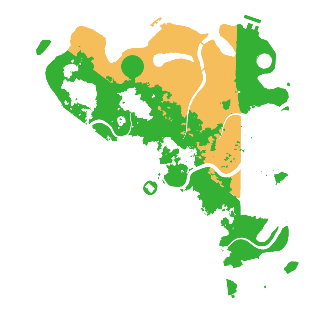 Biome Rust Map: Procedural Map, Size: 3750, Seed: 555666777