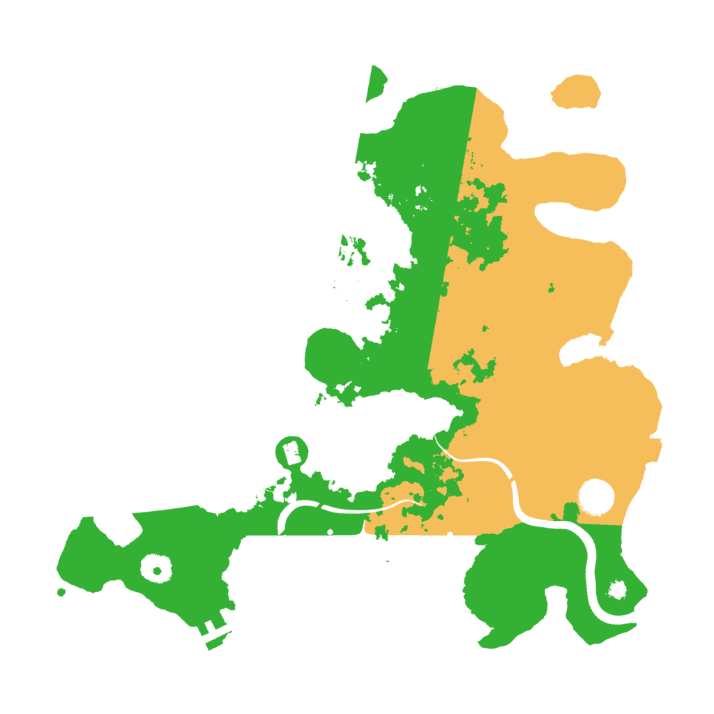 Biome Rust Map: Procedural Map, Size: 3500, Seed: 1857169251