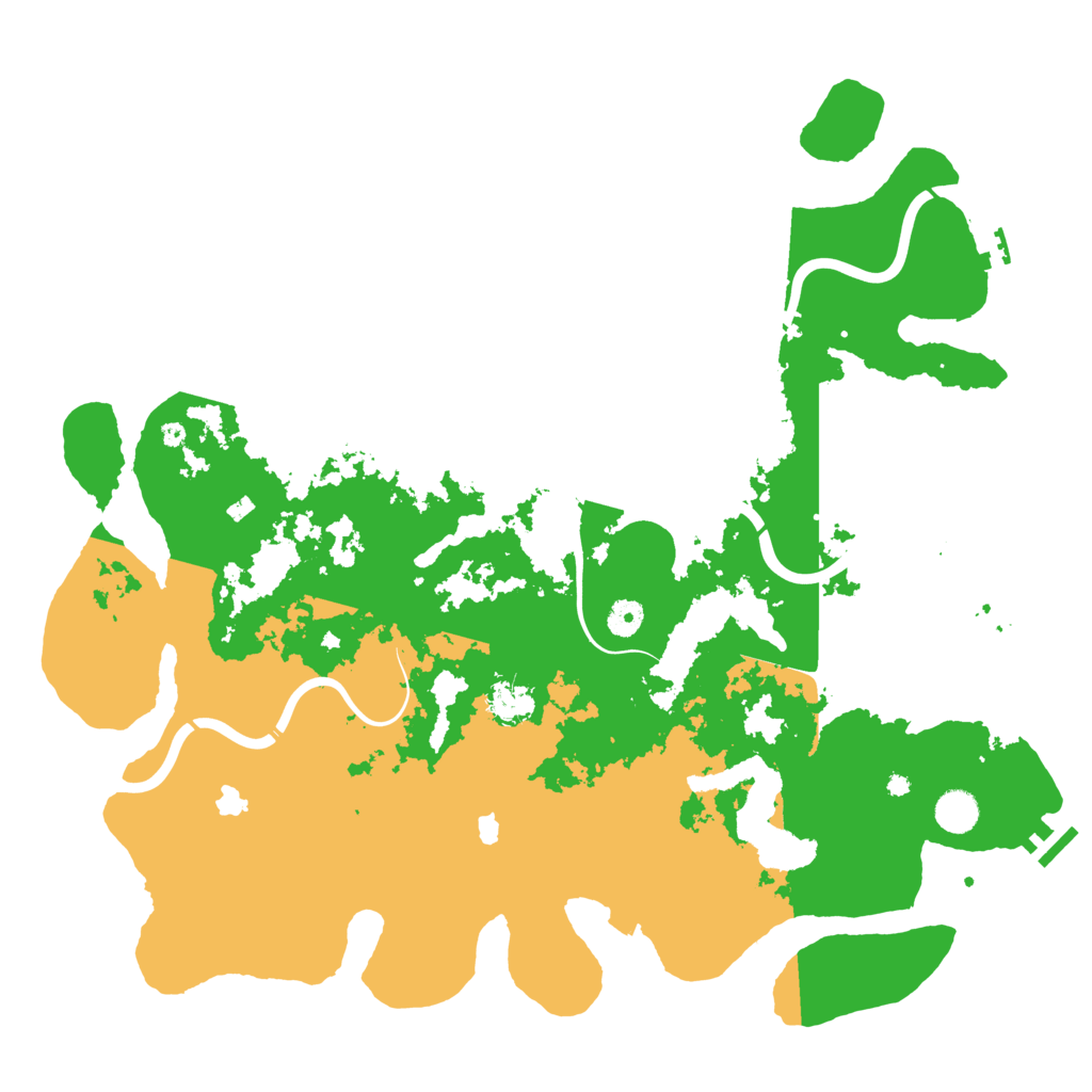 Biome Rust Map: Procedural Map, Size: 4500, Seed: 943389