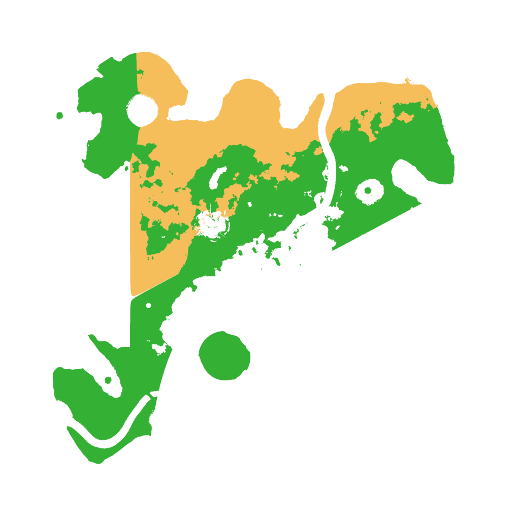 Biome Rust Map: Procedural Map, Size: 3000, Seed: 267622417