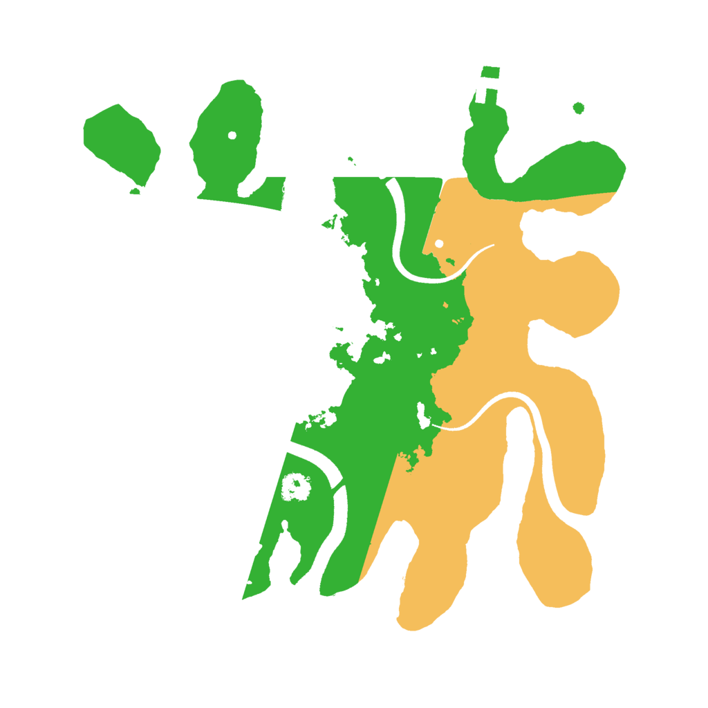 Biome Rust Map: Procedural Map, Size: 2500, Seed: 19730120