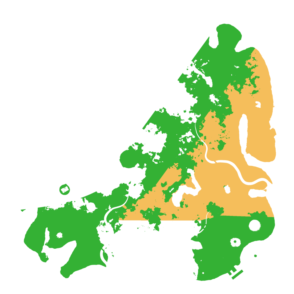Biome Rust Map: Procedural Map, Size: 4500, Seed: 1514447584