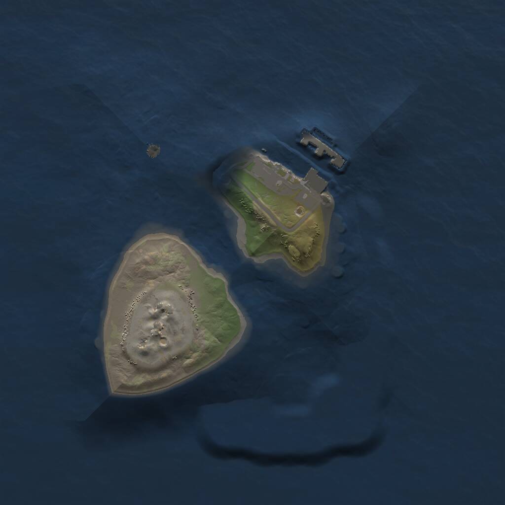 Rust Map: Procedural Map, Size: 1500, Seed: 6997752, 2 Monuments