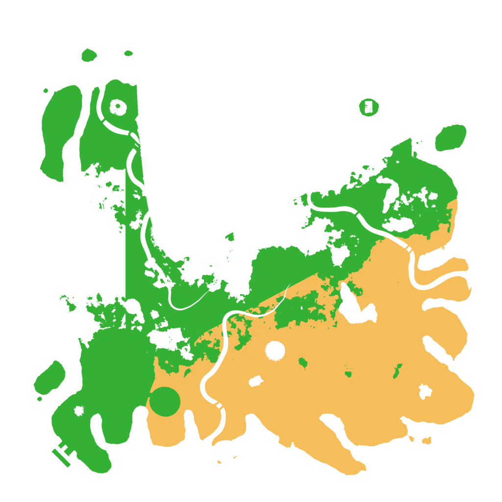 Biome Rust Map: Procedural Map, Size: 4500, Seed: 1000435672