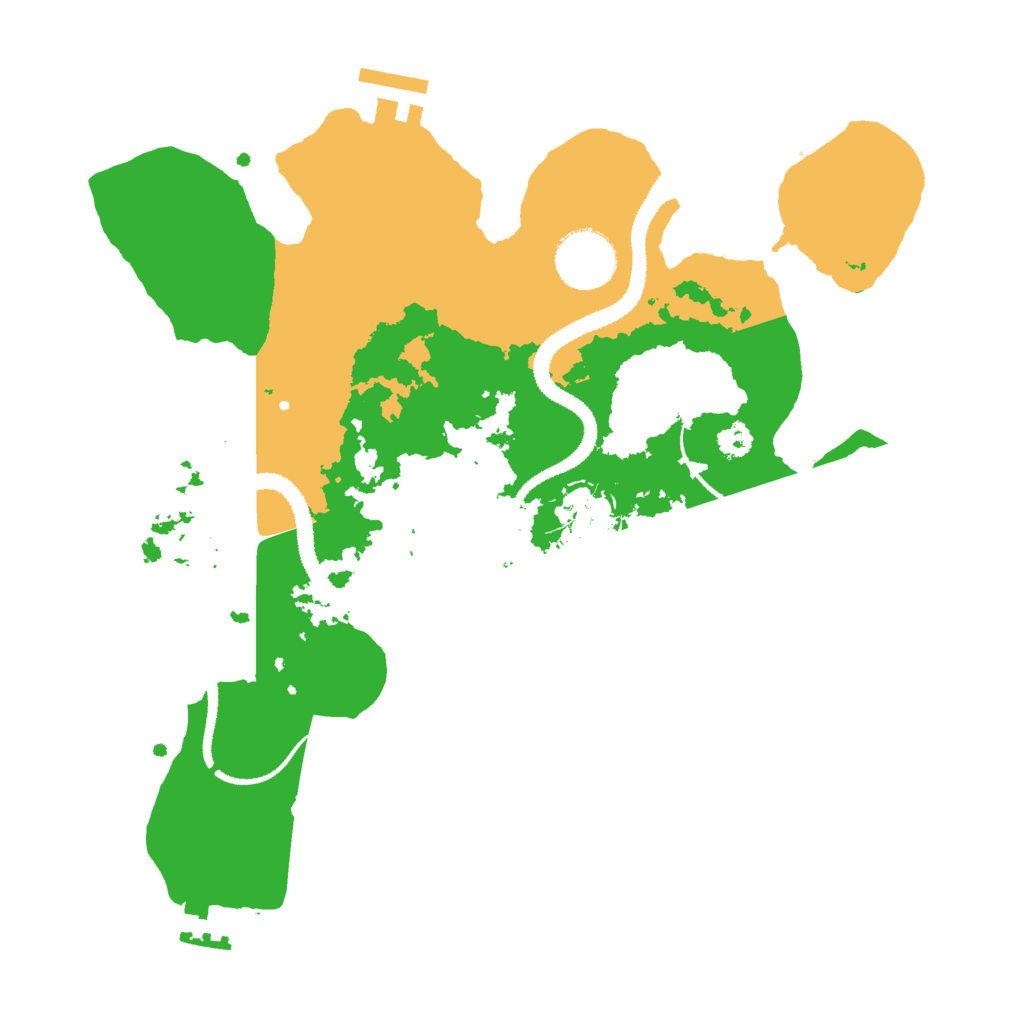 Biome Rust Map: Procedural Map, Size: 3000, Seed: 2105026162