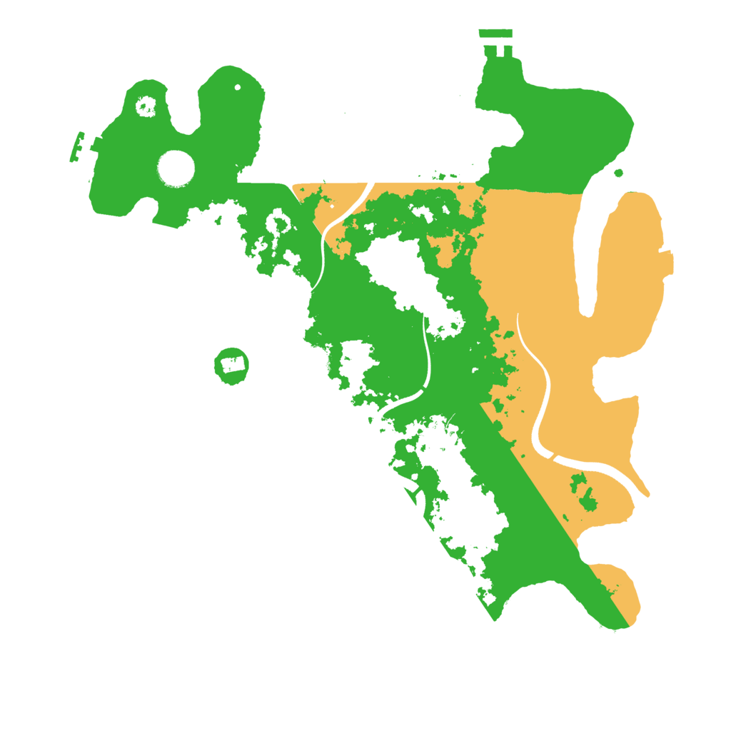 Biome Rust Map: Procedural Map, Size: 3500, Seed: 585345336