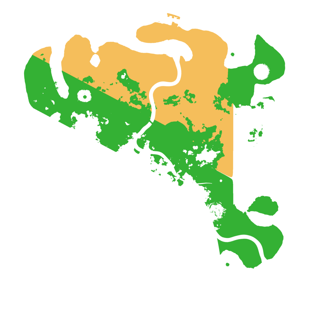 Biome Rust Map: Procedural Map, Size: 3500, Seed: 1635473222