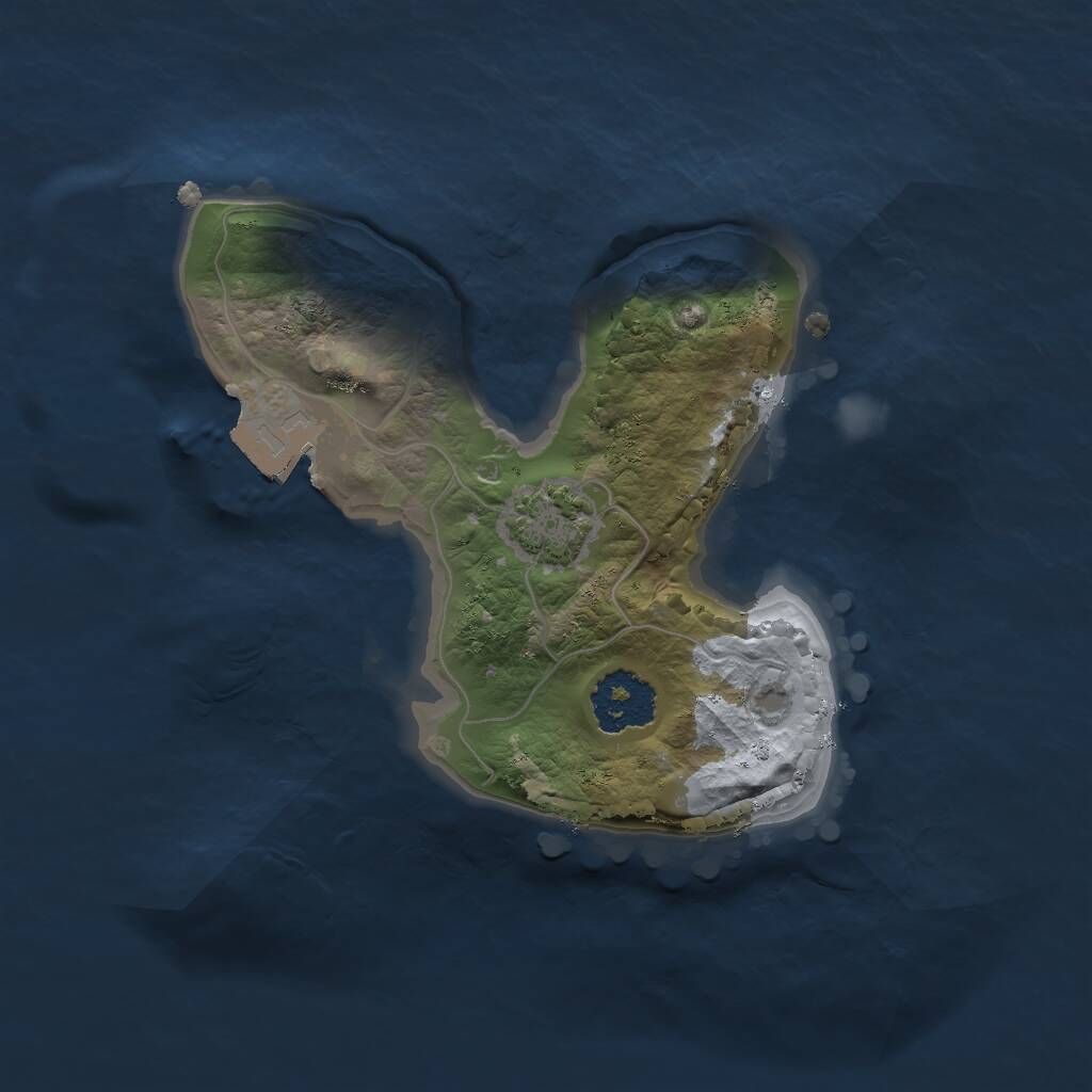 Rust Map: Procedural Map, Size: 1742, Seed: 746819184, 2 Monuments