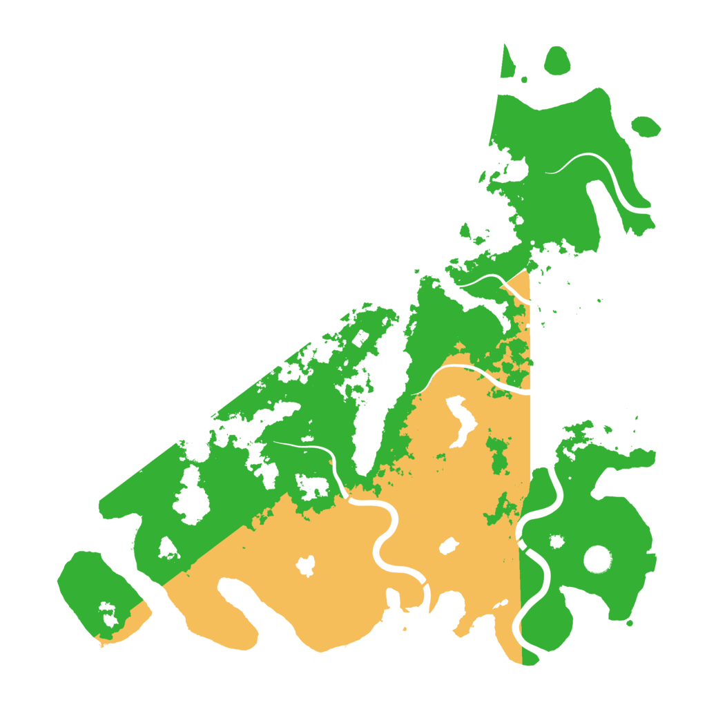 Biome Rust Map: Procedural Map, Size: 4500, Seed: 1323768217