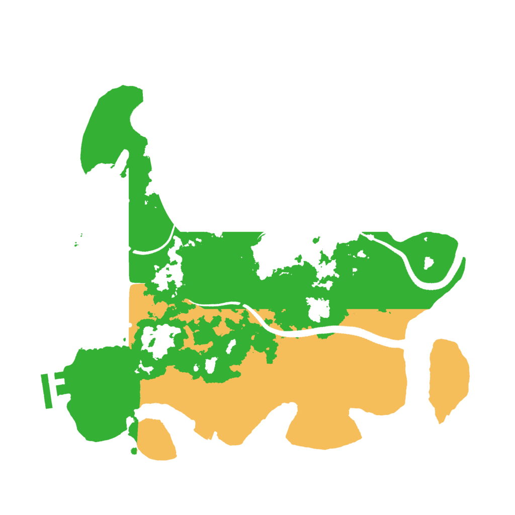 Biome Rust Map: Procedural Map, Size: 3000, Seed: 593817204