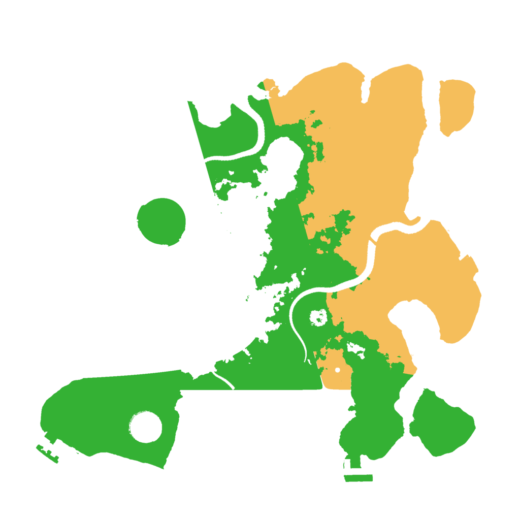Biome Rust Map: Procedural Map, Size: 3000, Seed: 534737705