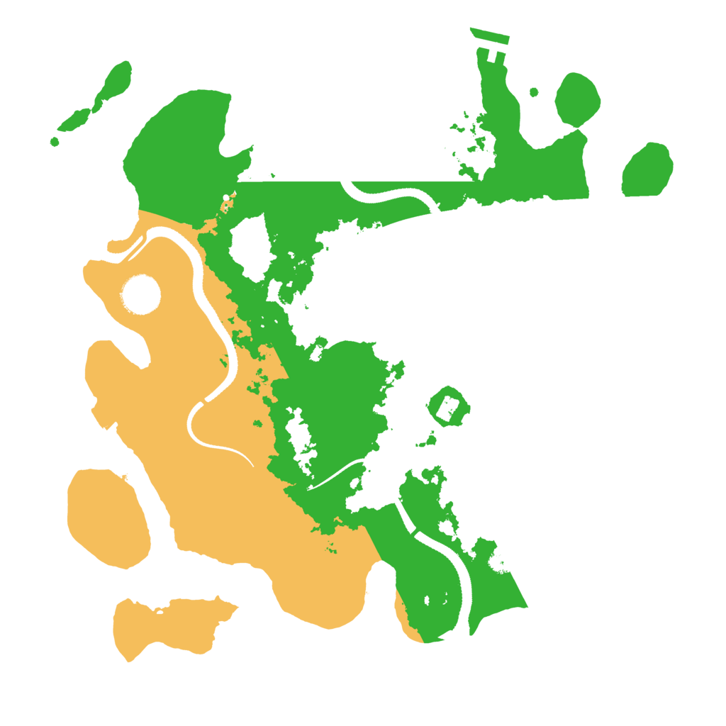Biome Rust Map: Procedural Map, Size: 3250, Seed: 481150472