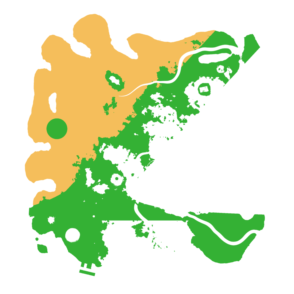 Biome Rust Map: Procedural Map, Size: 3750, Seed: 702480839