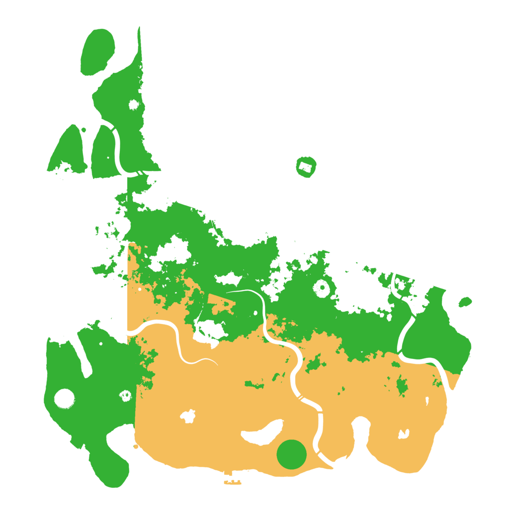 Biome Rust Map: Procedural Map, Size: 4500, Seed: 428433202