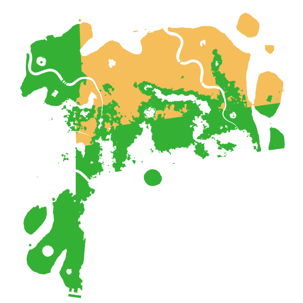 Biome Rust Map: Procedural Map, Size: 4800, Seed: 1355366951