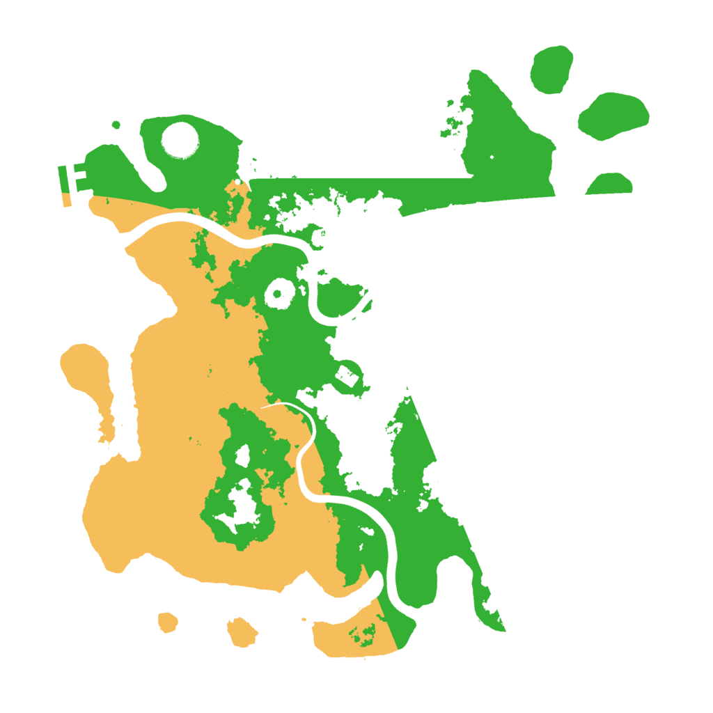 Biome Rust Map: Procedural Map, Size: 3500, Seed: 1738420670