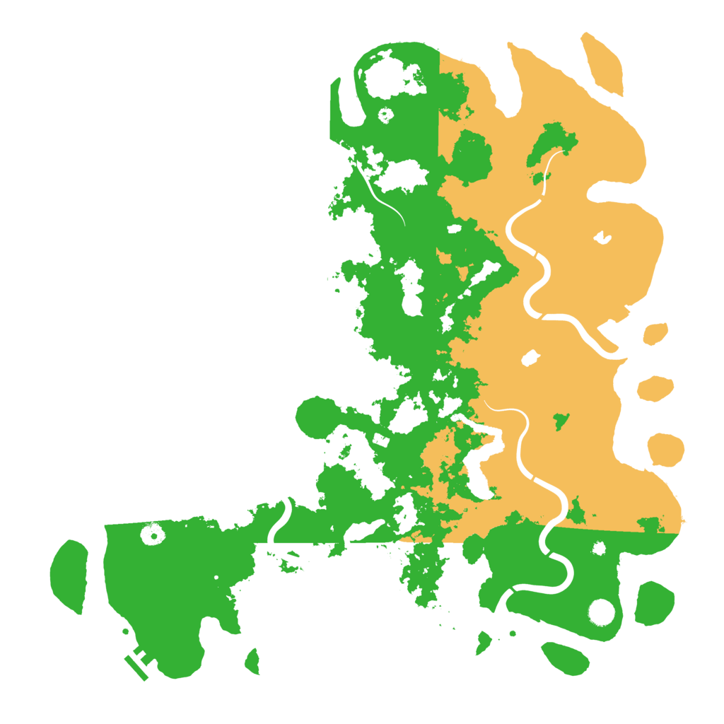 Biome Rust Map: Procedural Map, Size: 4800, Seed: 663760268