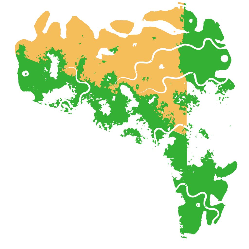 Biome Rust Map: Procedural Map, Size: 6000, Seed: 334383278