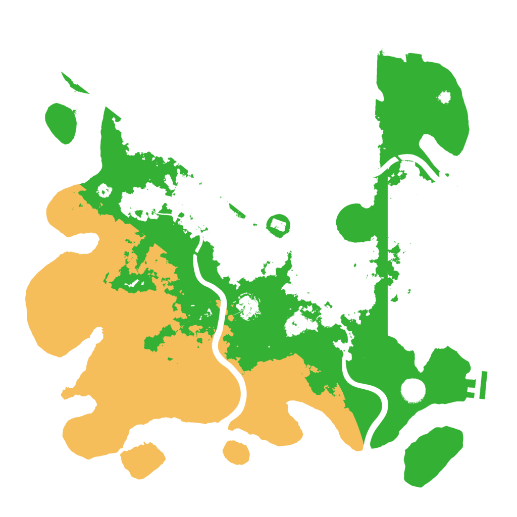 Biome Rust Map: Procedural Map, Size: 3750, Seed: 2411156