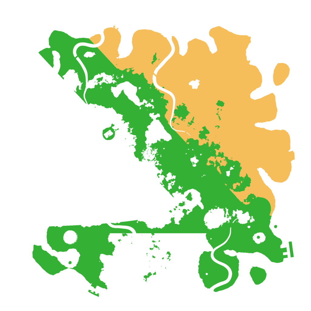 Biome Rust Map: Procedural Map, Size: 4000, Seed: 98734