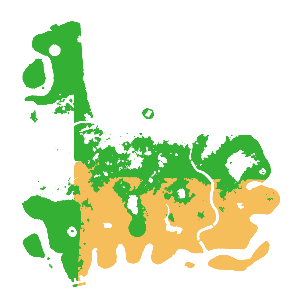 Biome Rust Map: Procedural Map, Size: 4500, Seed: 87583452