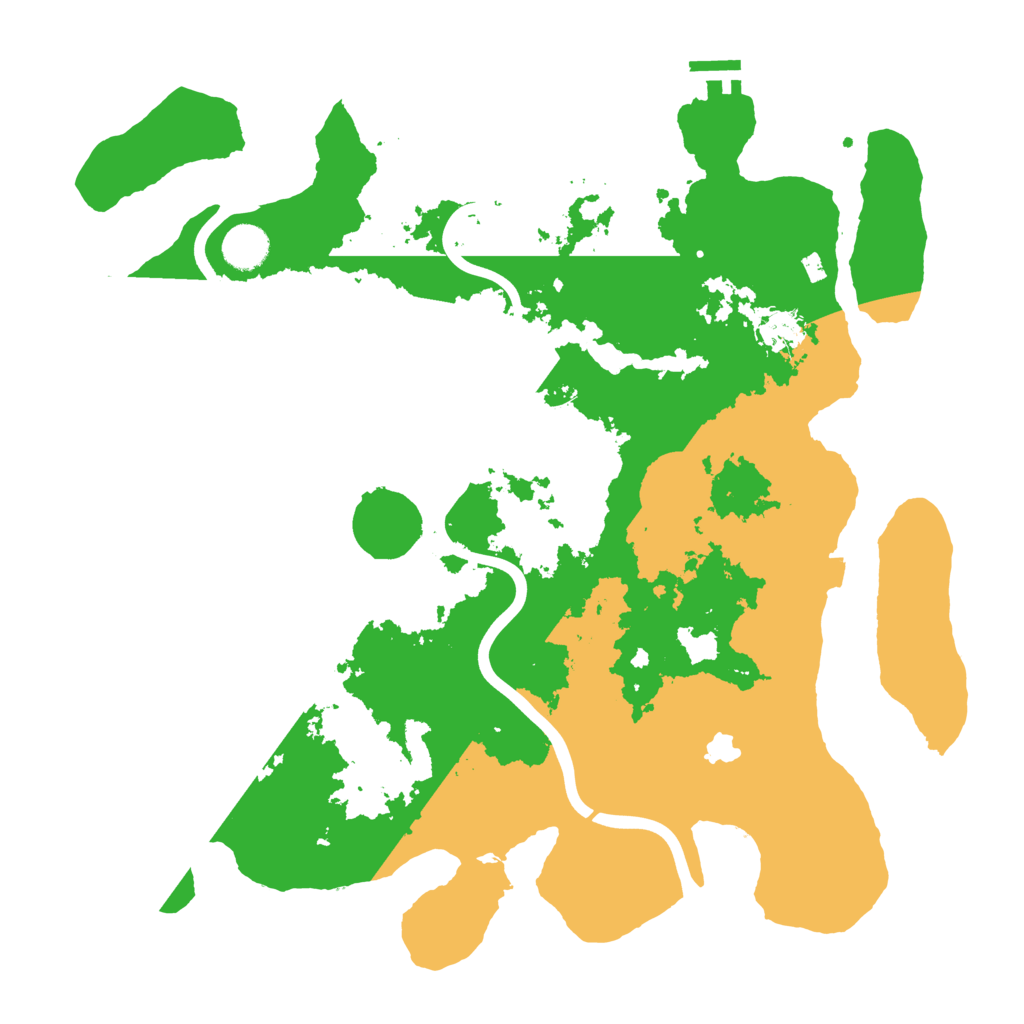 Biome Rust Map: Procedural Map, Size: 4000, Seed: 483485557