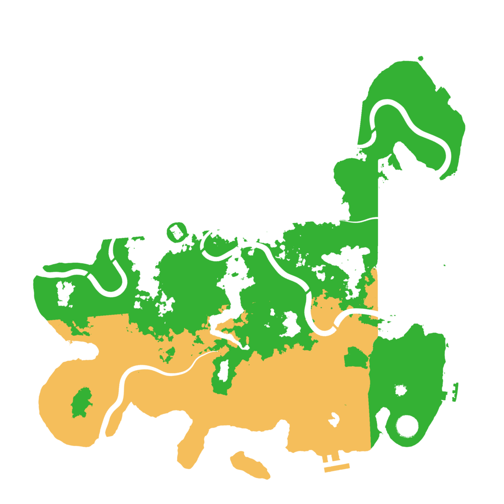 Biome Rust Map: Procedural Map, Size: 4000, Seed: 2080126733