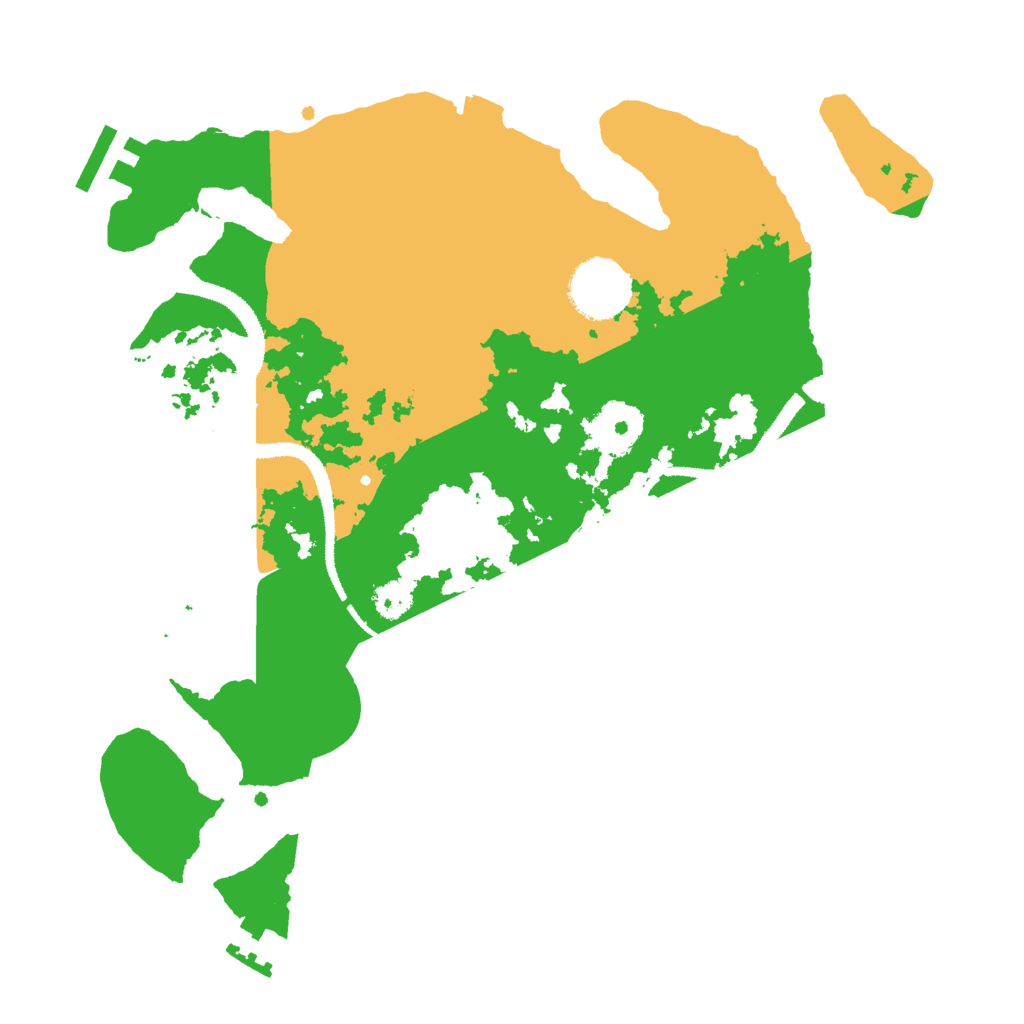Biome Rust Map: Procedural Map, Size: 3000, Seed: 408343349