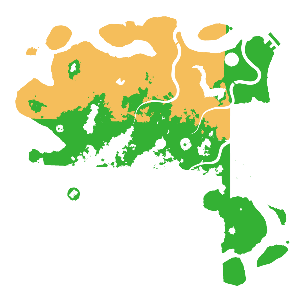 Biome Rust Map: Procedural Map, Size: 4000, Seed: 1054358991