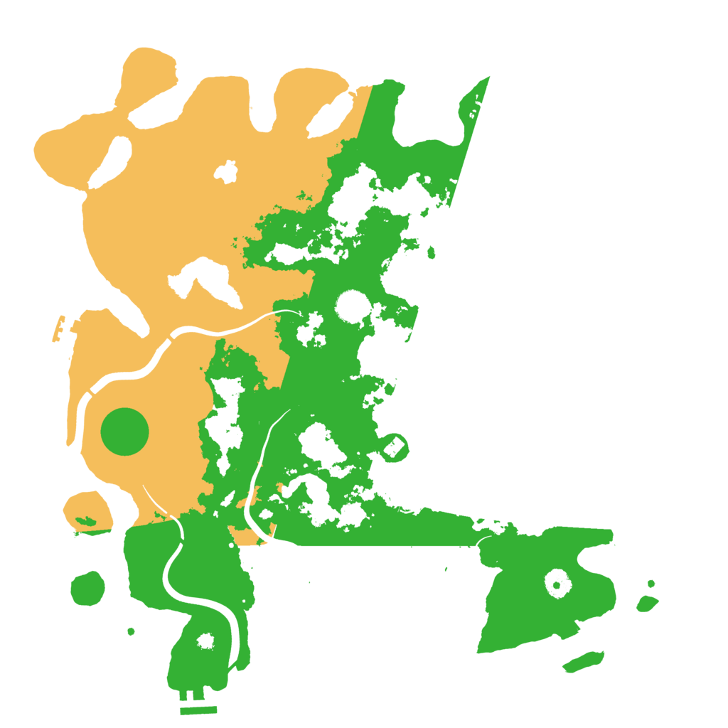 Biome Rust Map: Procedural Map, Size: 4000, Seed: 568171539