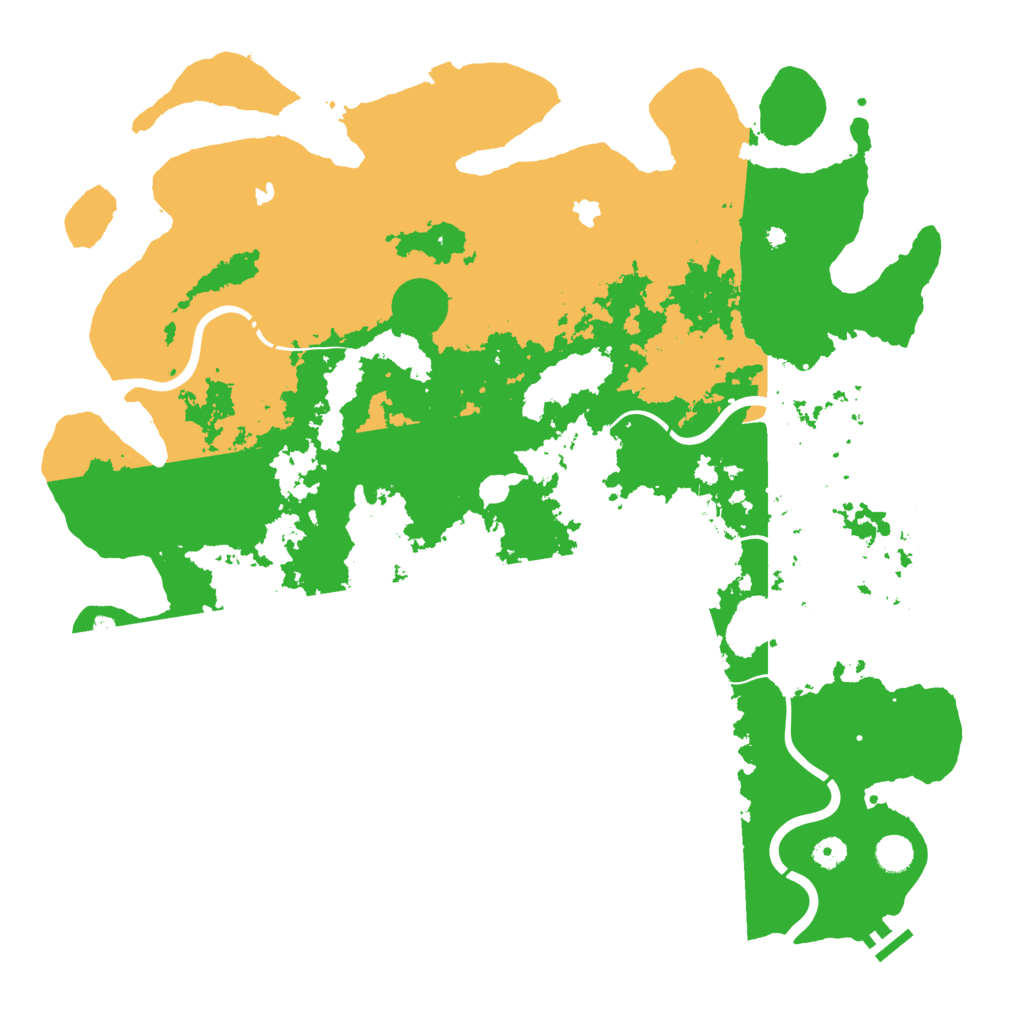 Biome Rust Map: Procedural Map, Size: 4800, Seed: 1107225471