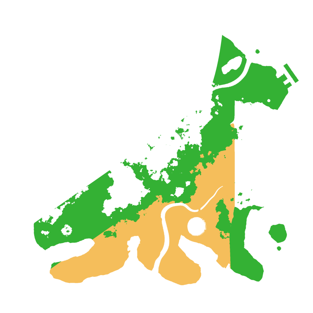 Biome Rust Map: Procedural Map, Size: 3000, Seed: 555882199