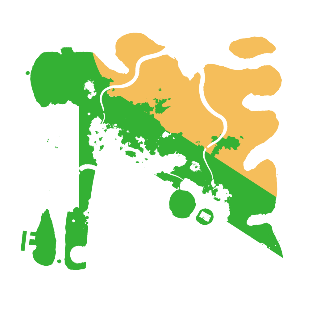 Biome Rust Map: Procedural Map, Size: 3200, Seed: 202604031