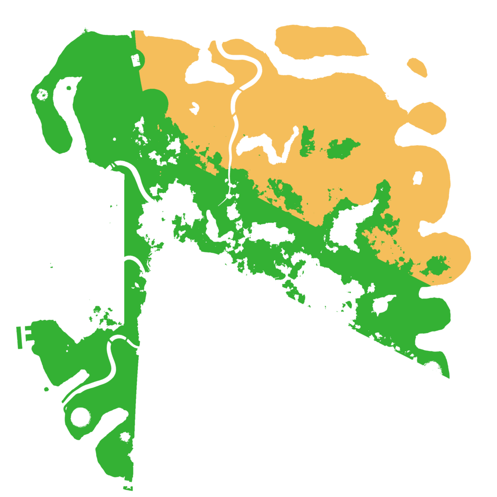 Biome Rust Map: Procedural Map, Size: 4500, Seed: 53971048