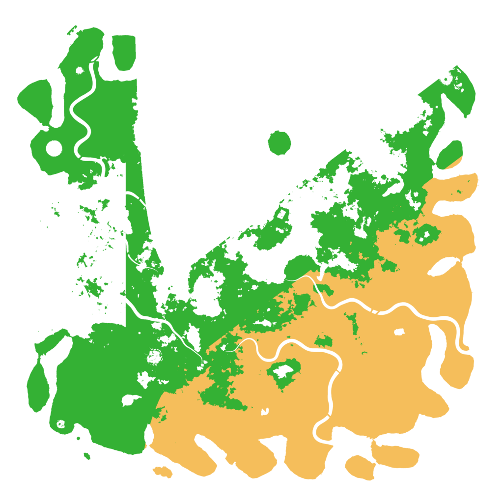 Biome Rust Map: Procedural Map, Size: 6000, Seed: 1799269804
