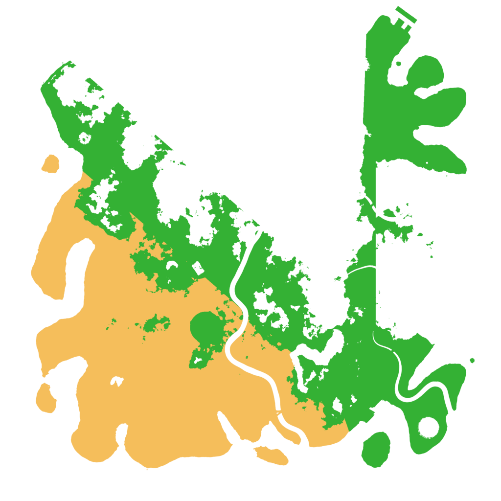 Biome Rust Map: Procedural Map, Size: 4250, Seed: 1330734765