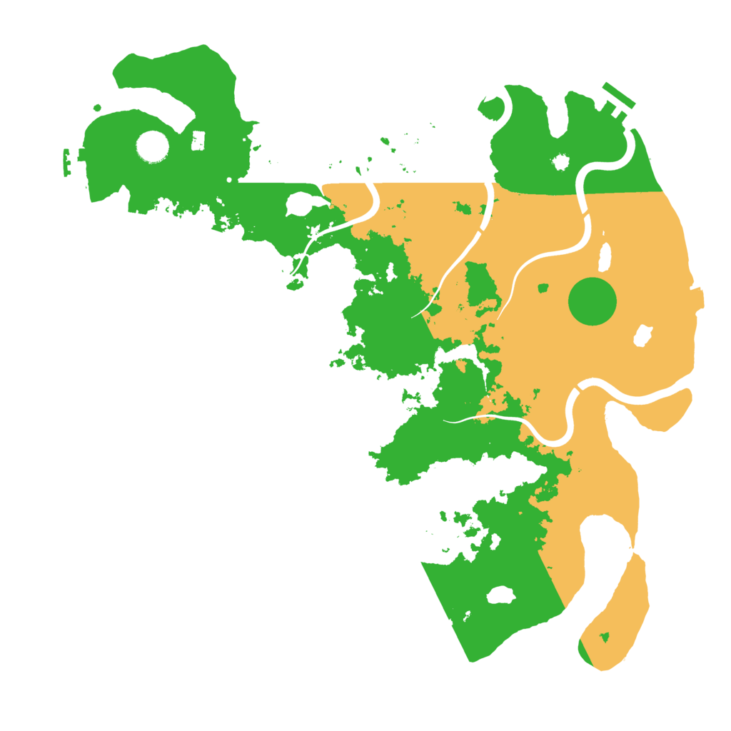 Biome Rust Map: Procedural Map, Size: 4000, Seed: 69694206