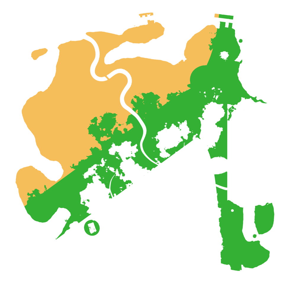 Biome Rust Map: Procedural Map, Size: 3250, Seed: 8856844