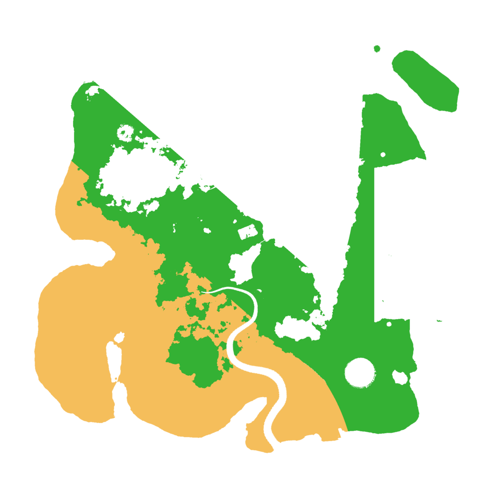 Biome Rust Map: Procedural Map, Size: 3000, Seed: 30012758