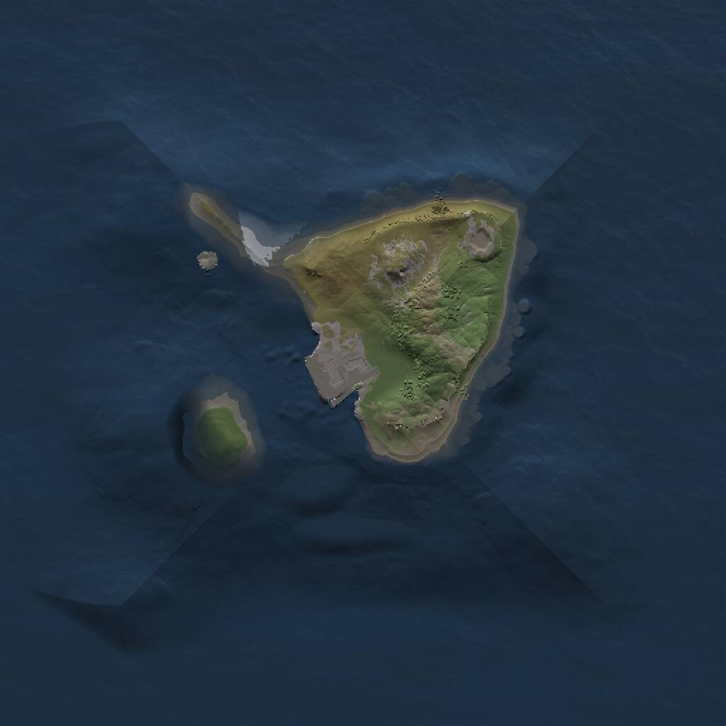 Rust Map: Procedural Map, Size: 1500, Seed: 151675788, 1 Monuments