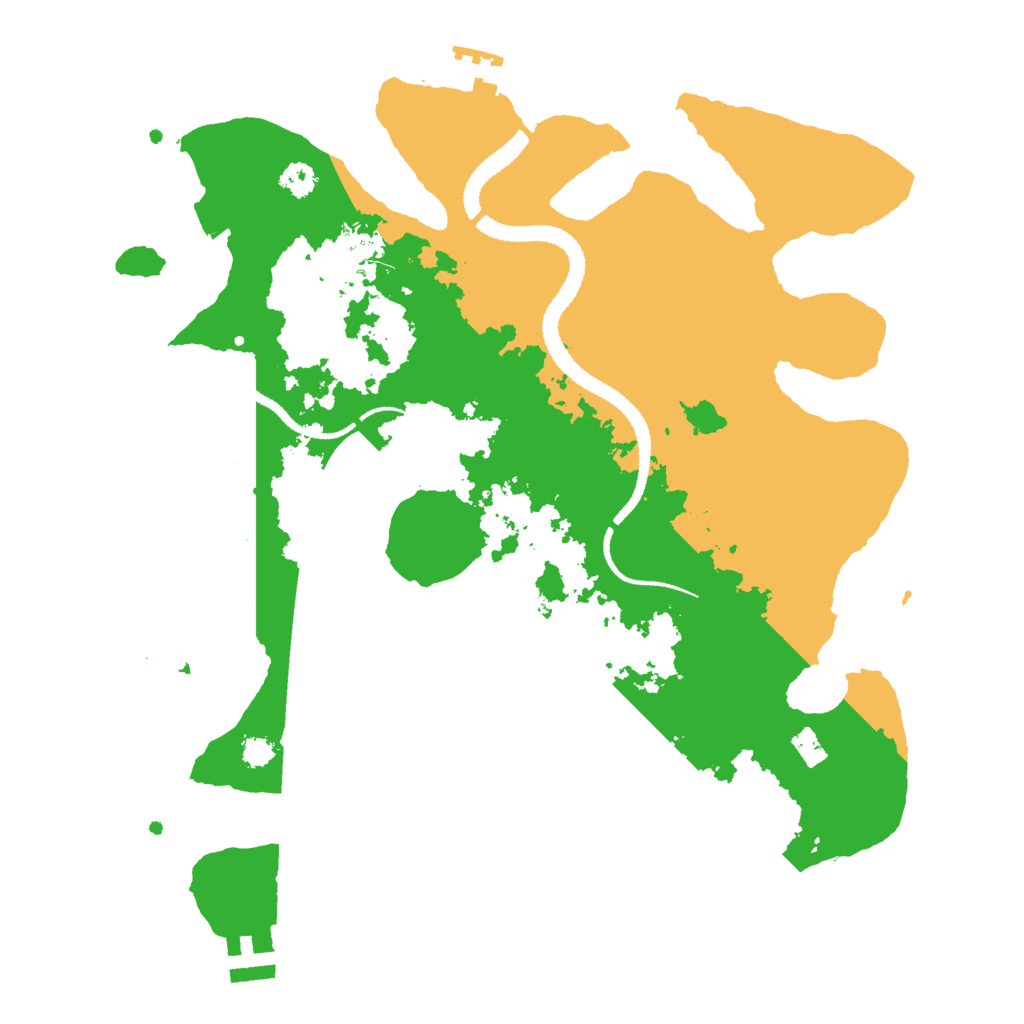 Biome Rust Map: Procedural Map, Size: 3000, Seed: 830606058