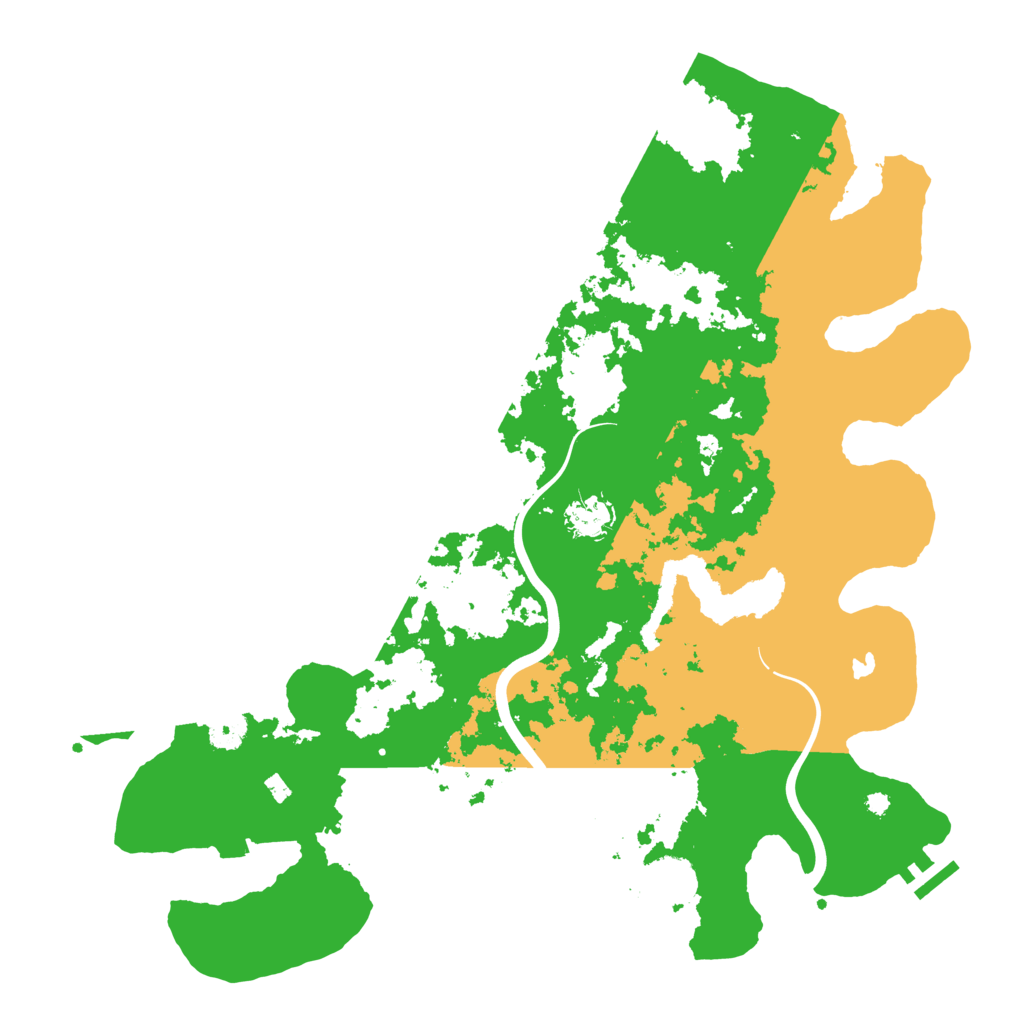 Biome Rust Map: Procedural Map, Size: 4050, Seed: 1917389687