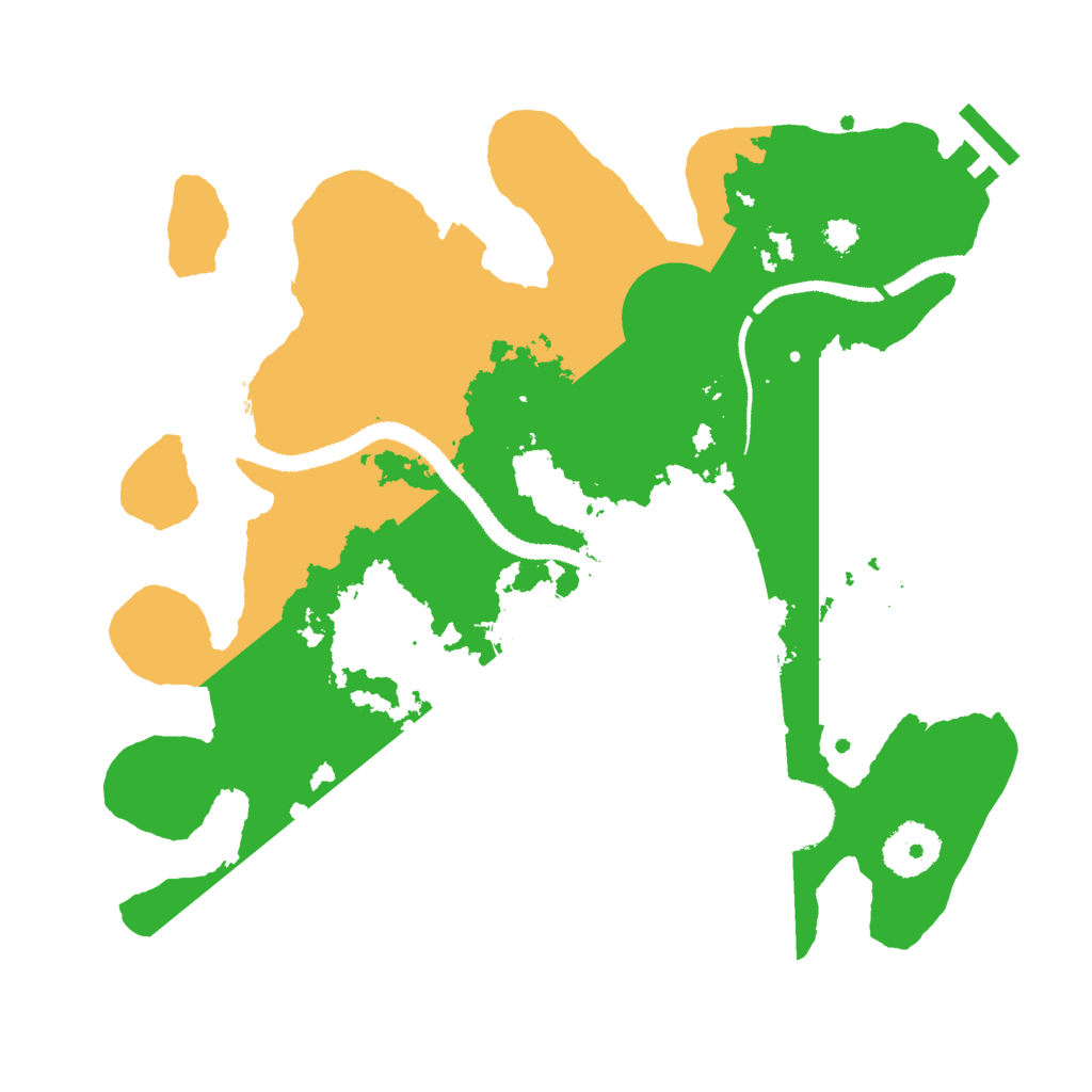 Biome Rust Map: Procedural Map, Size: 3000, Seed: 257513893