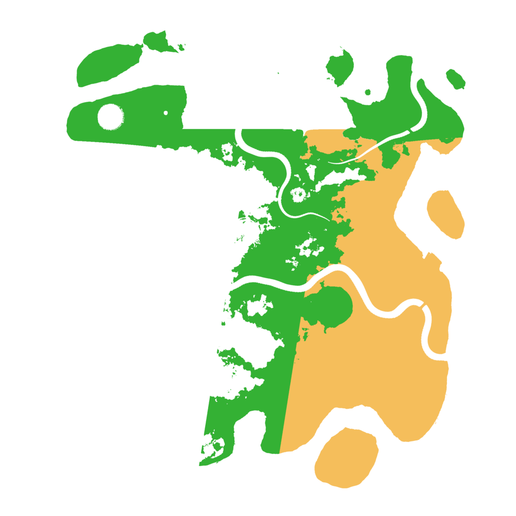 Biome Rust Map: Procedural Map, Size: 3500, Seed: 2081081321