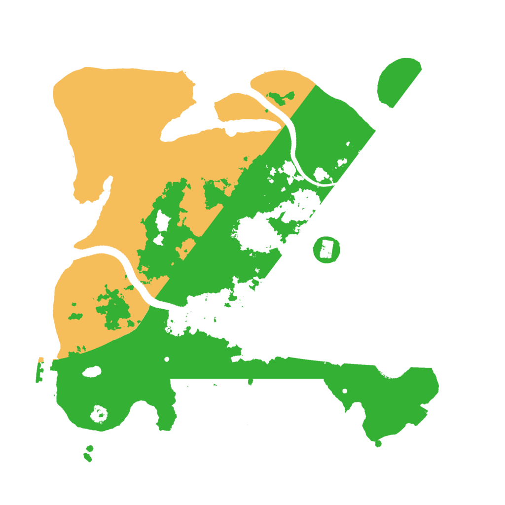 Biome Rust Map: Procedural Map, Size: 3000, Seed: 1027223772